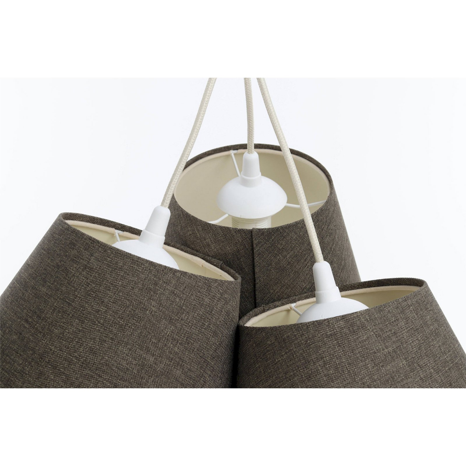 Suspension ronde en tissu style boho élégant