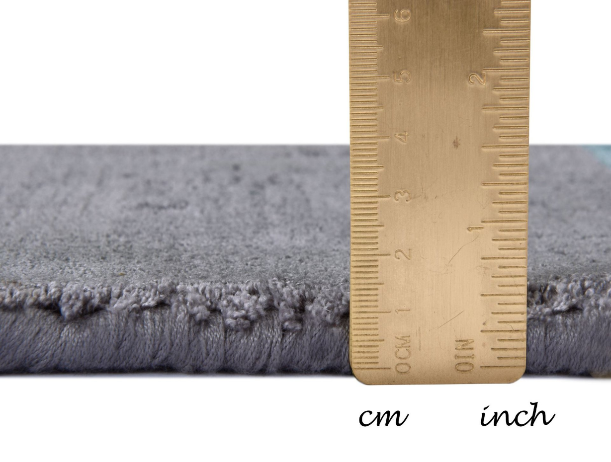 Tapis en viscose tissé main aspect vieilli - Shine