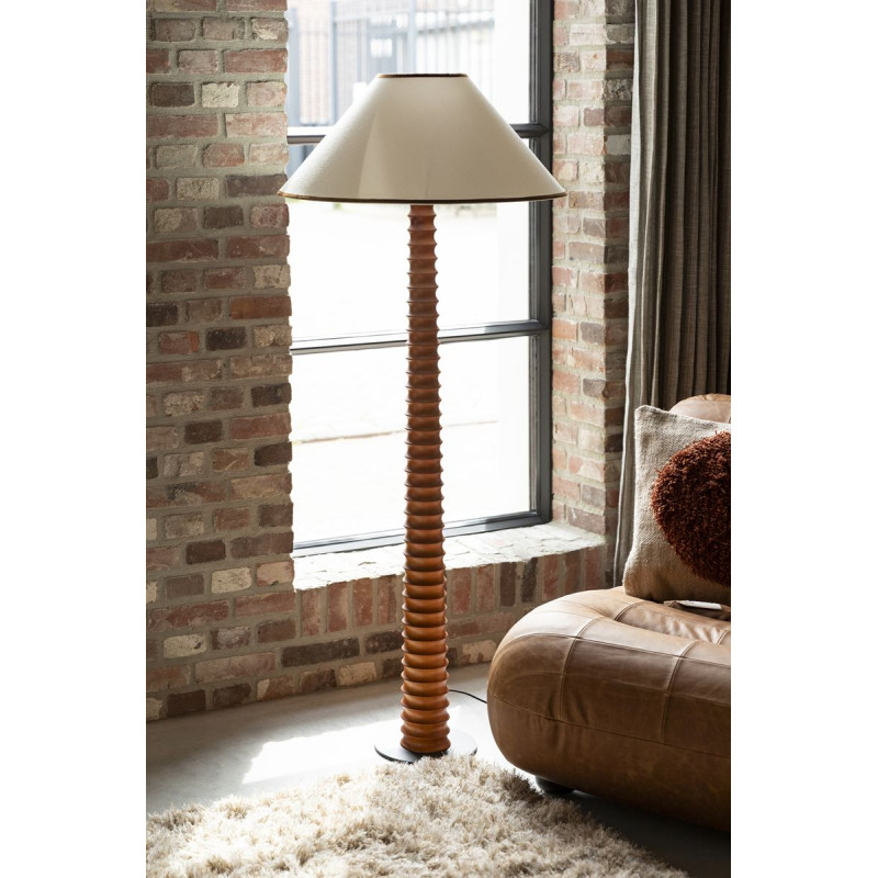 Lampadaire design en bois bohème, HORACE