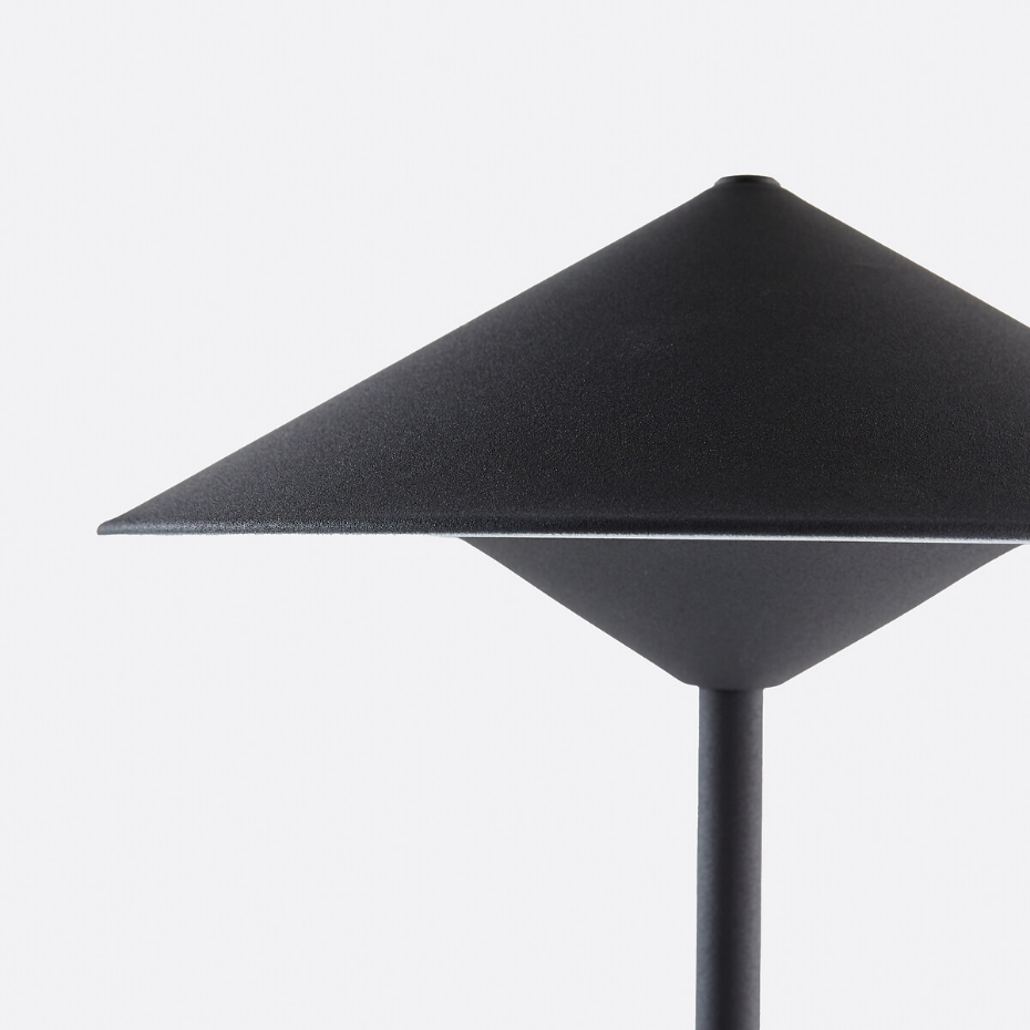 Lampadaire métal fer, H128 cm, Coney
