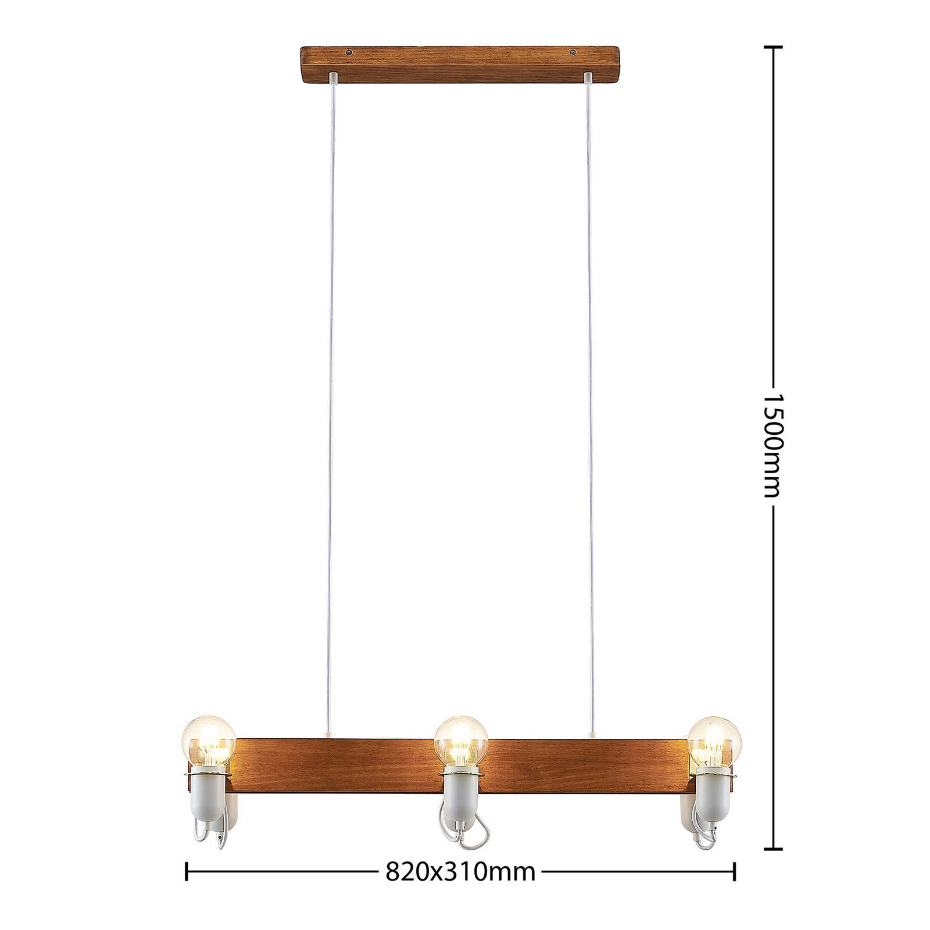 Suspension en bois scandinave, Becky
