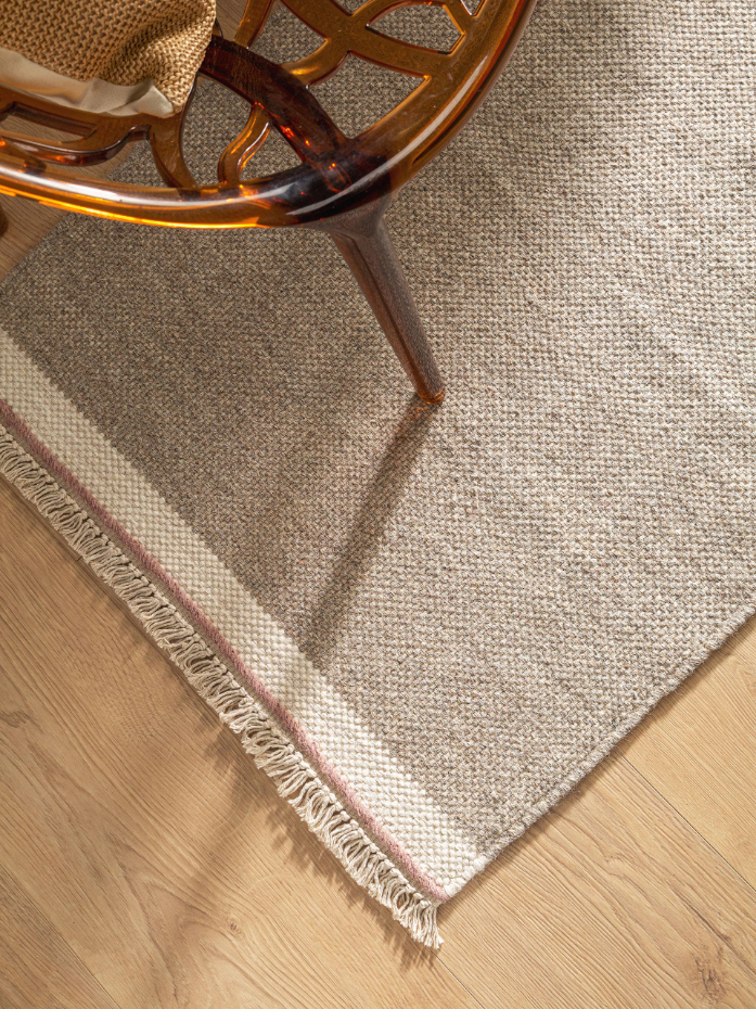 Tapis de couloir en laine tissé main KARLA
