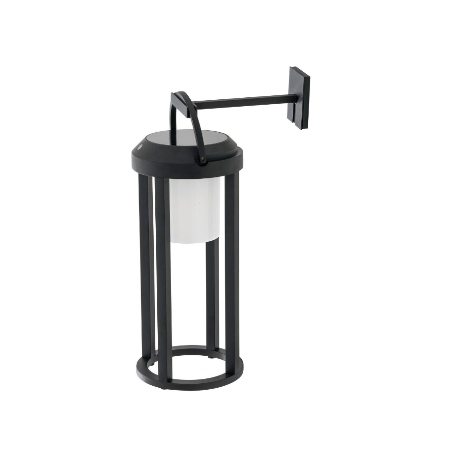 Lampe solaire extérieure en aluminiumLED