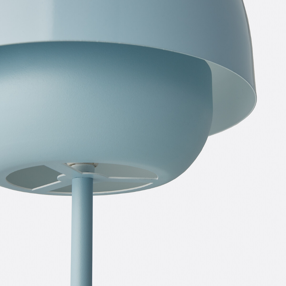 Lampe en métal fer coloré, Kinoko