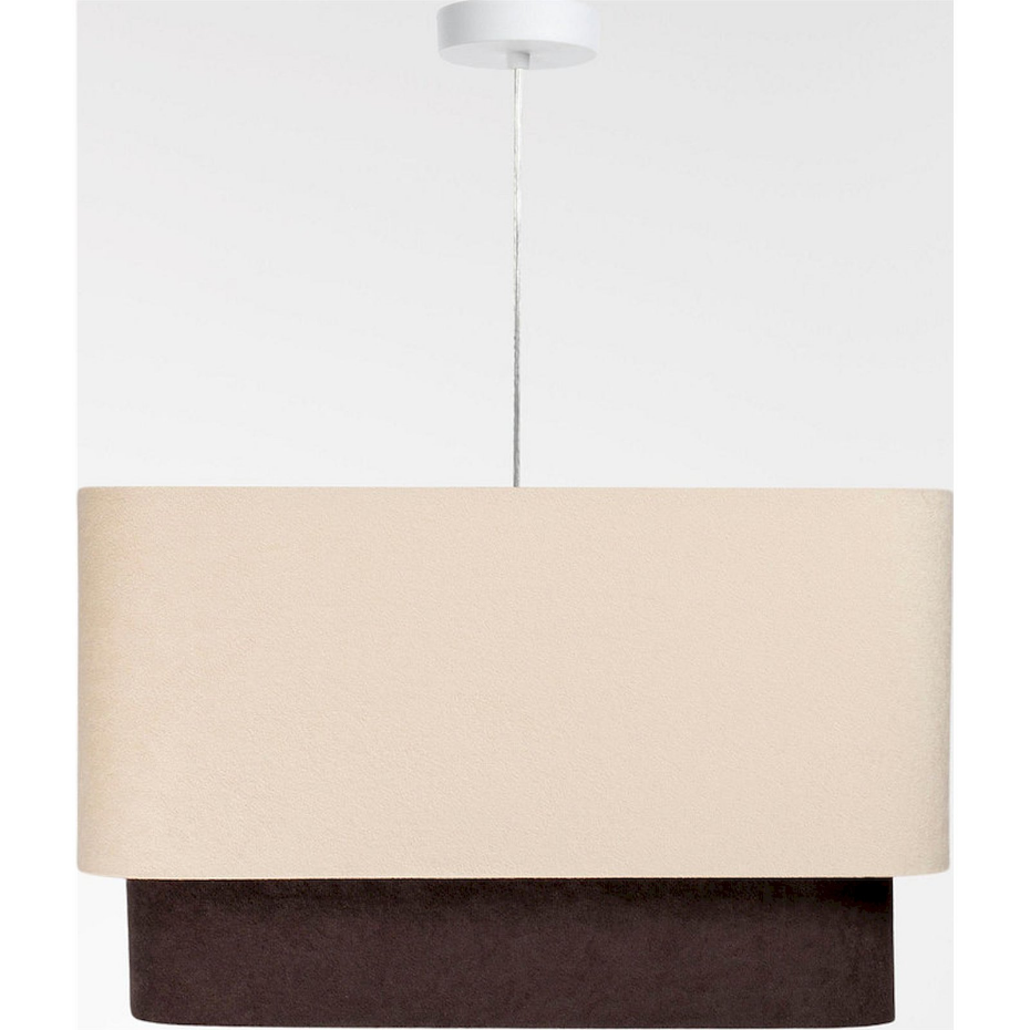 Suspension en velours et PVC Kwadro Duo