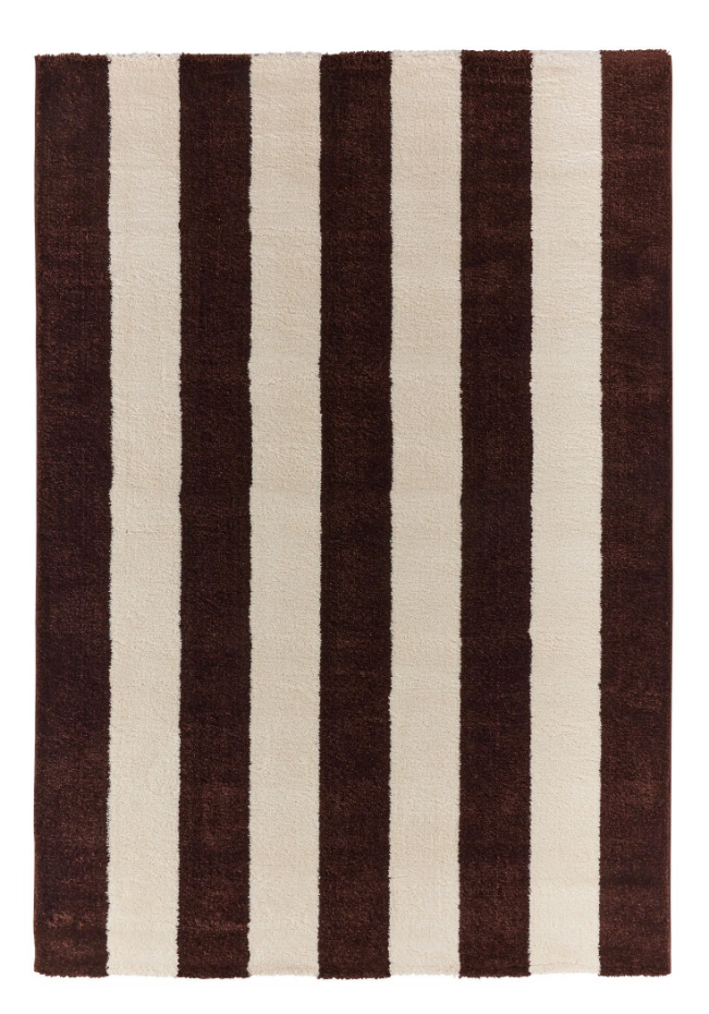 Tapis bicolore à rayures GROOVY