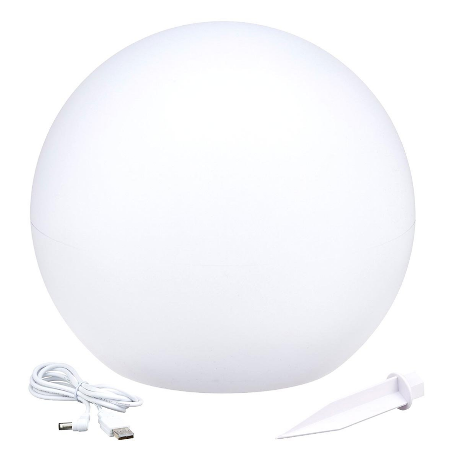 Boule lumineuse solaire multicolore SOLSTY ∅30cm