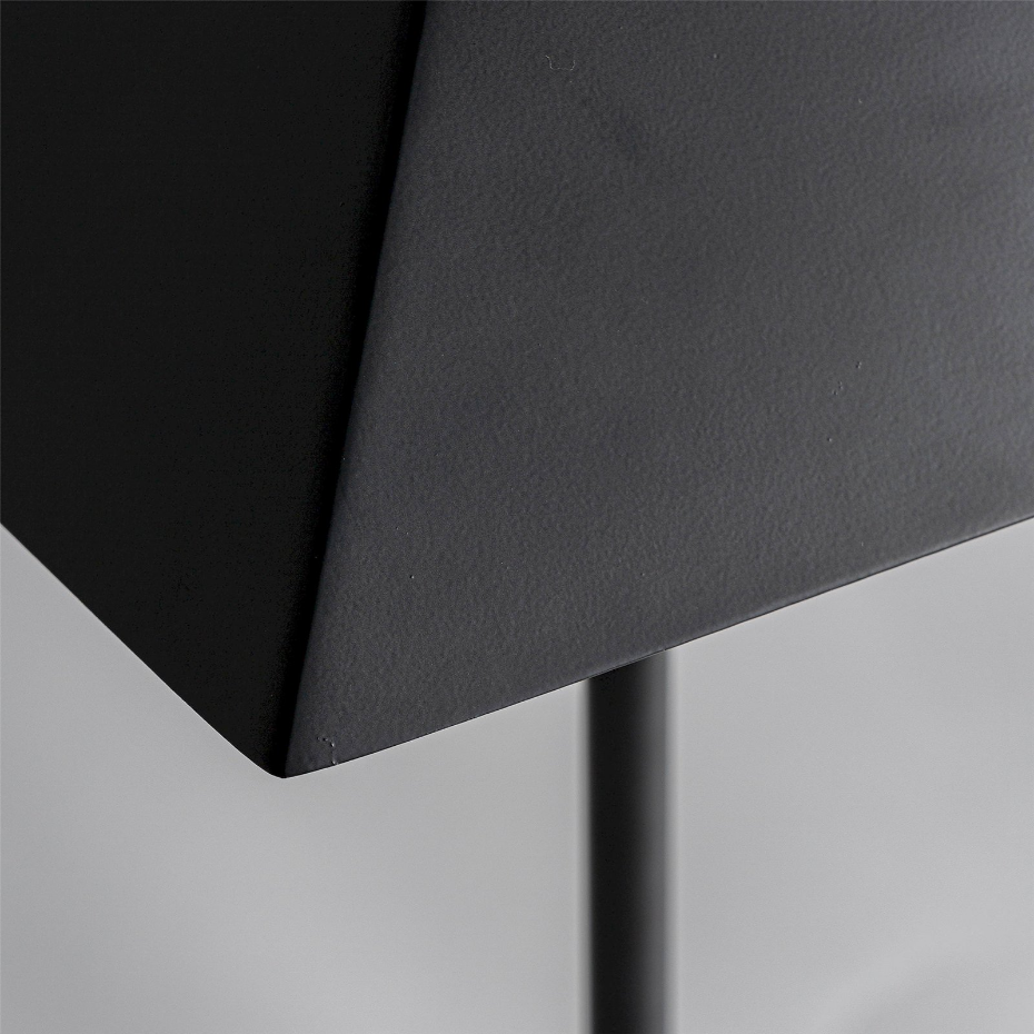 Lampe de salon en marbre  finition fumée