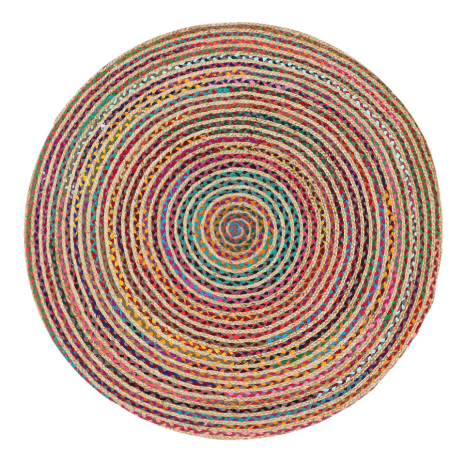 Tapis en jute rond, MIXI