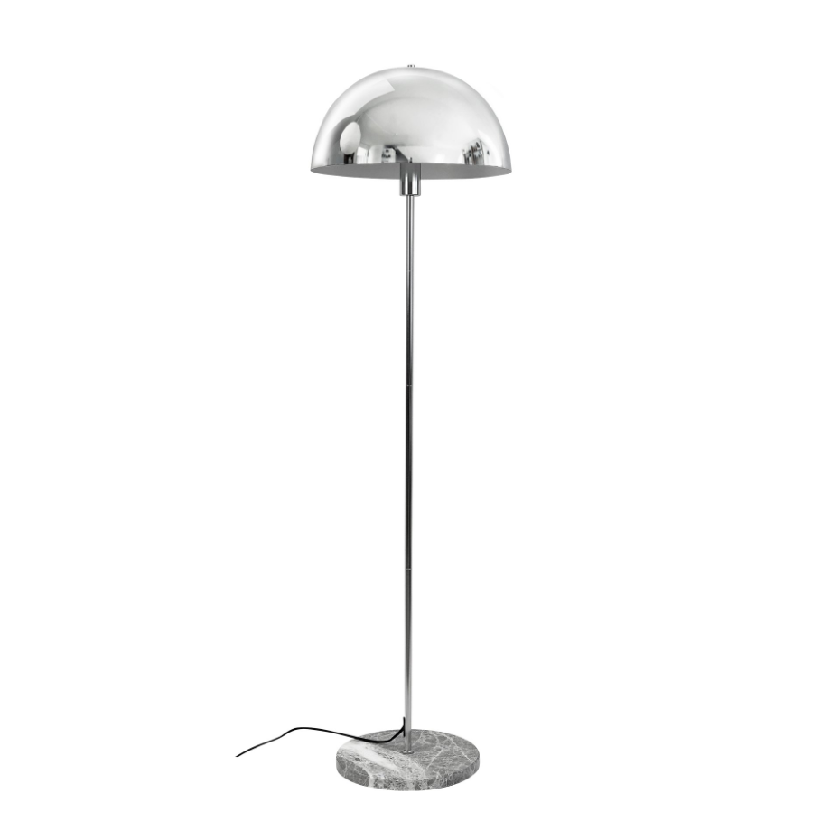 Lampadaire Stockholm chrome, marbre