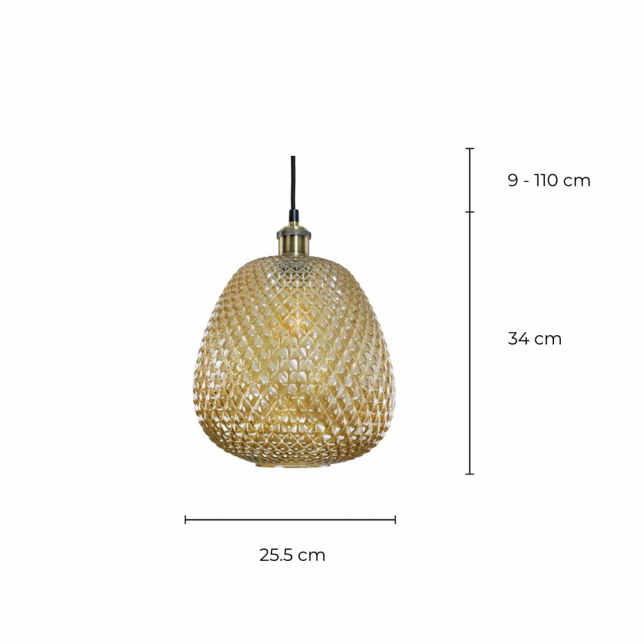 Suspension en verre et métal, GENURA