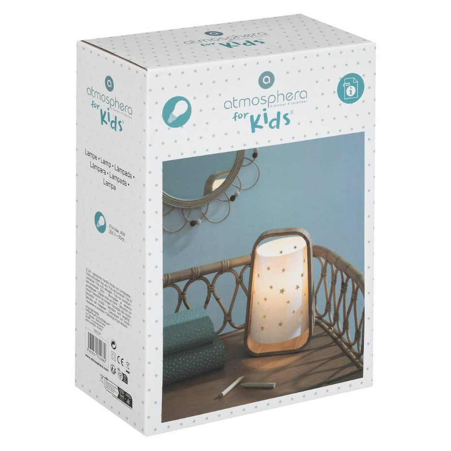 Lampe enfant bambou ÉTOILES