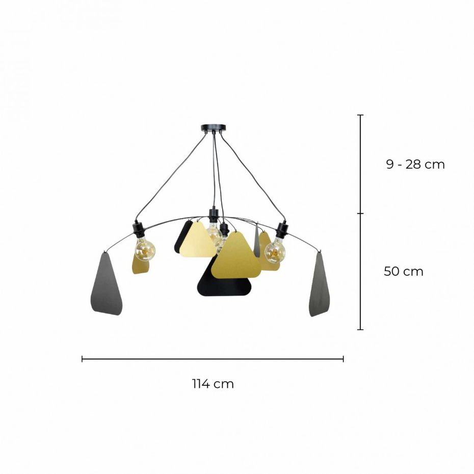 Suspension métal, Ø 114 cm, Attom