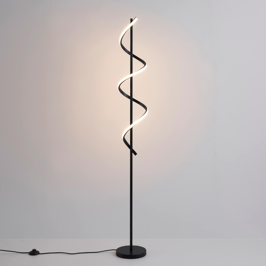 Lampadaire design avec bande LED - SIMARIA