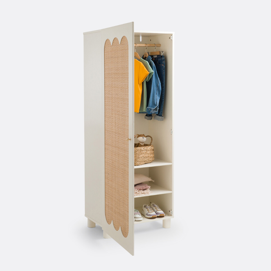 Armoire penderie, 1 porte, Ptilu