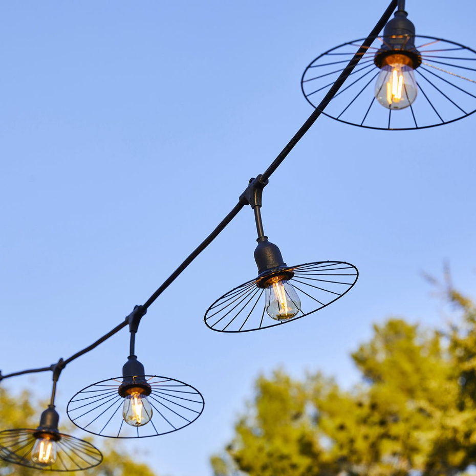 Guirlande connectable CHIC CAGE 10 ampoules E27 6M