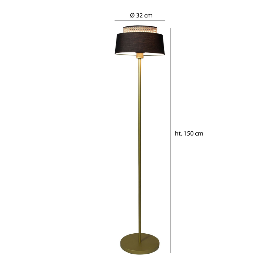 Lampadaire en métal, AVERO