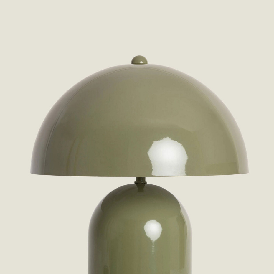 Lampe à poser champignon en métal- ARTO