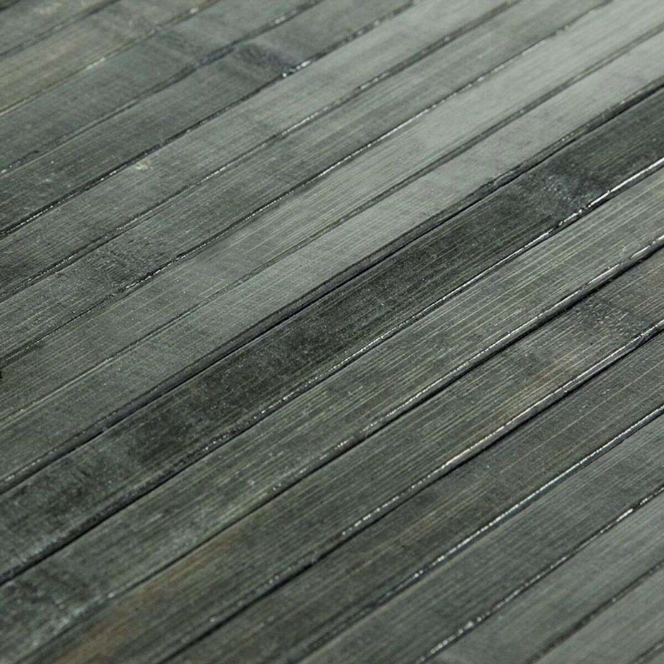 Tapis en bambou larges lattes ganse SOLO BAMBOO