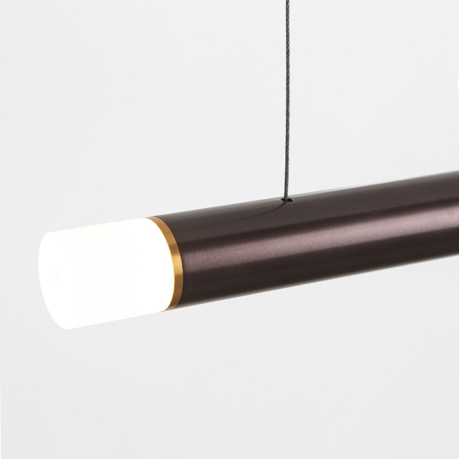 Suspension en aluminium et verre Yvoir