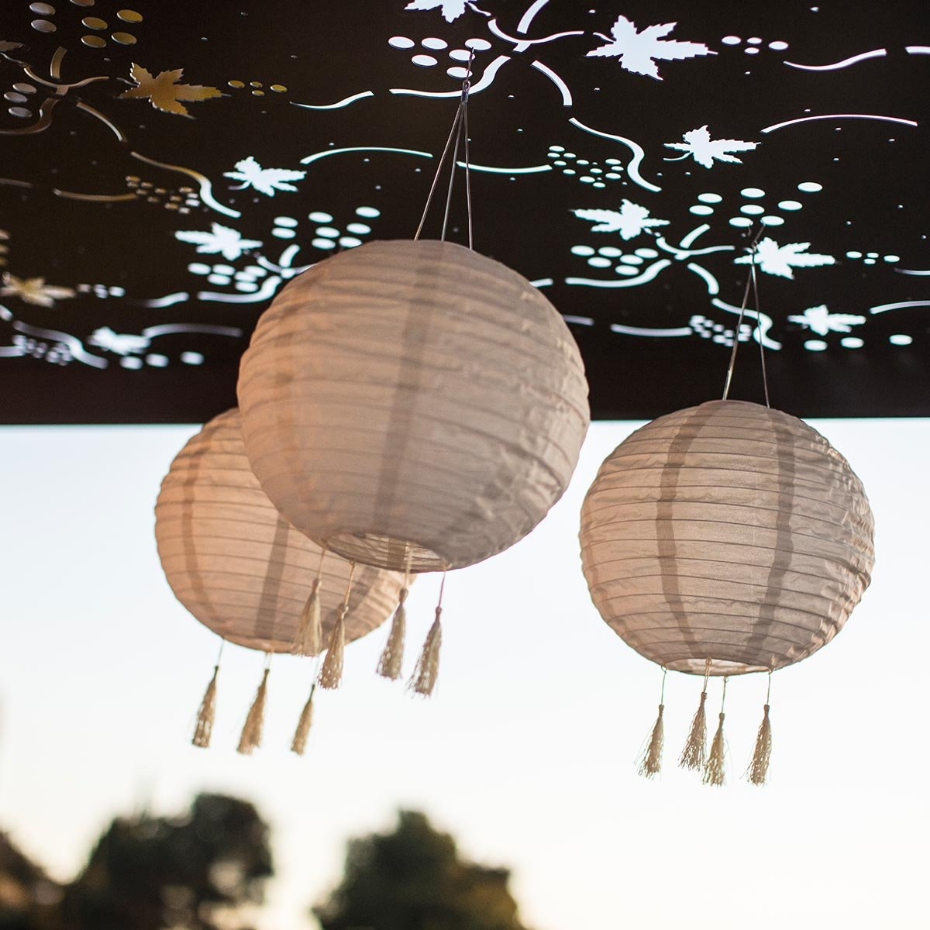 3 Lampions solaires HIMALAYA ∅30cm