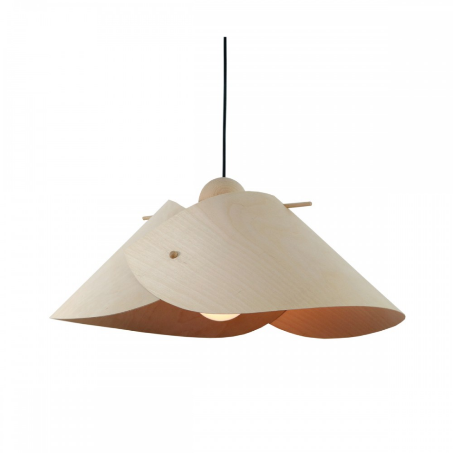 Suspension bois en feuilles de bouleau, FINN