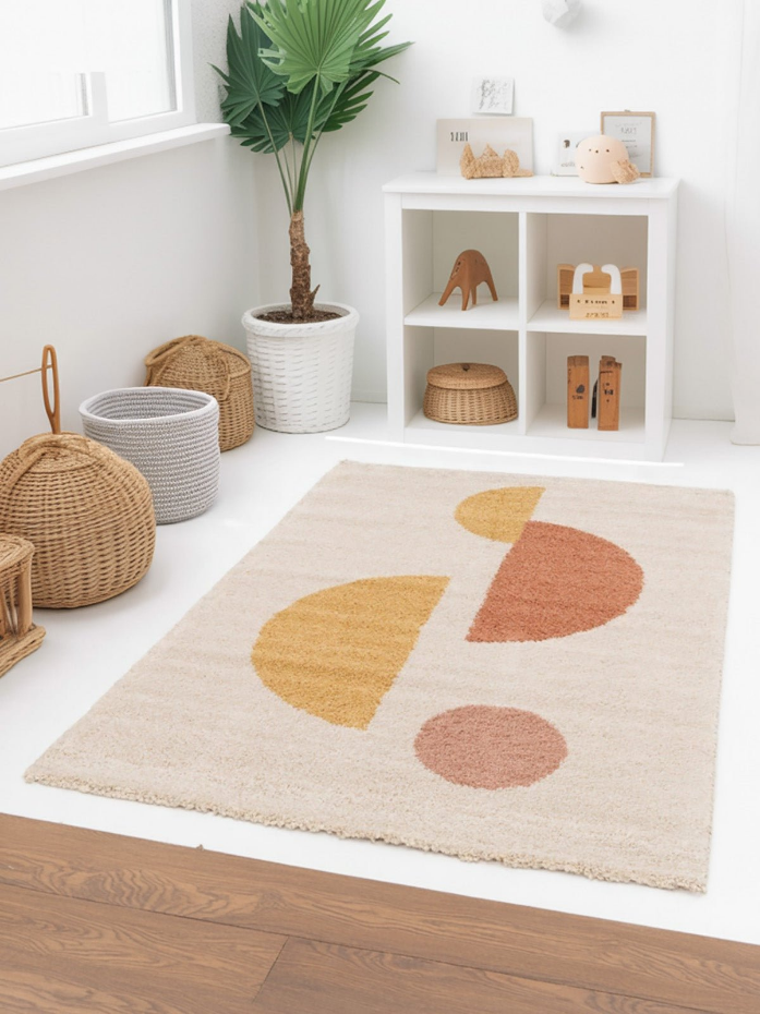 Tapis shaggy épais et confortable MOON