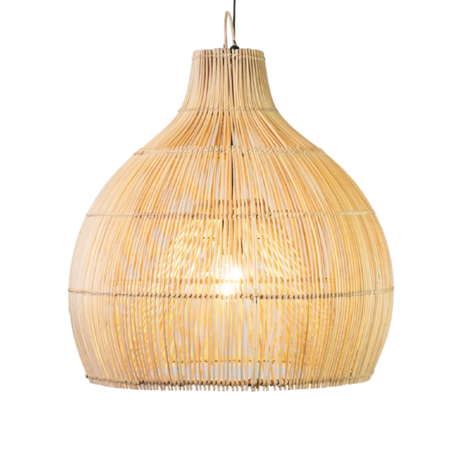 Suspension en rotin conique KUBA