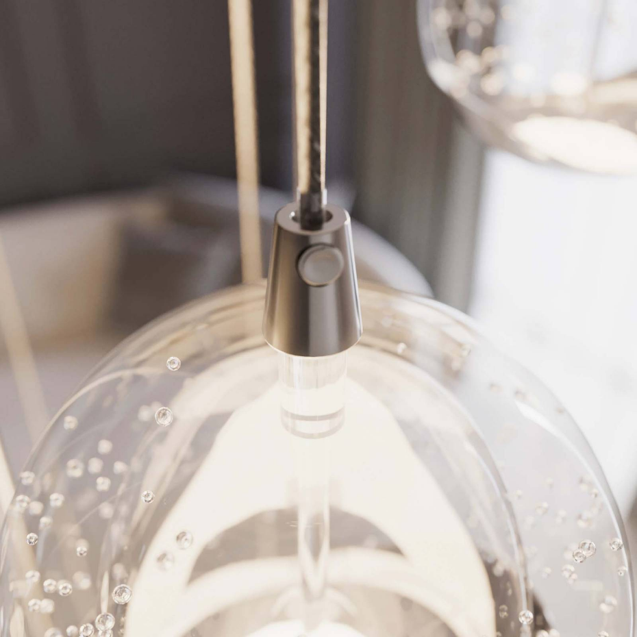 Suspension en verre designLED, Hayley