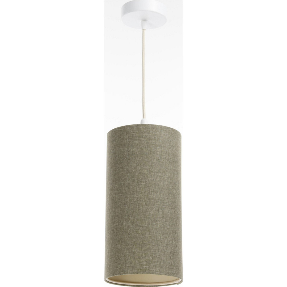 Suspension en lin rond Boho Elegant
