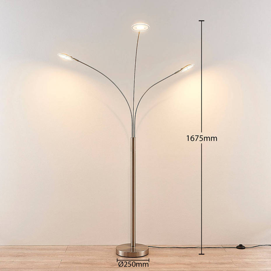 Lampadaire en métal moderneLED, Anea