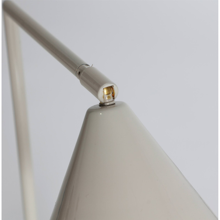 Lampe de table en fer  et marbre