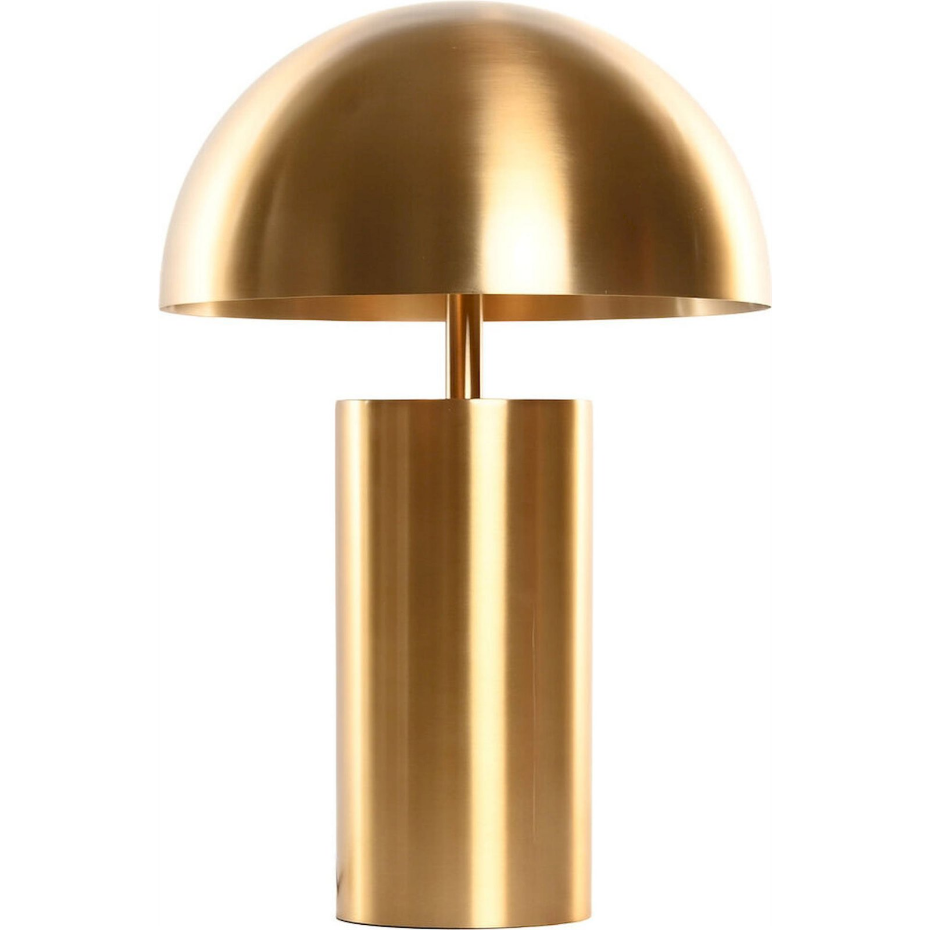 Lampe à poser ronde en laiton patiné Item Home India Lamps 1c25
