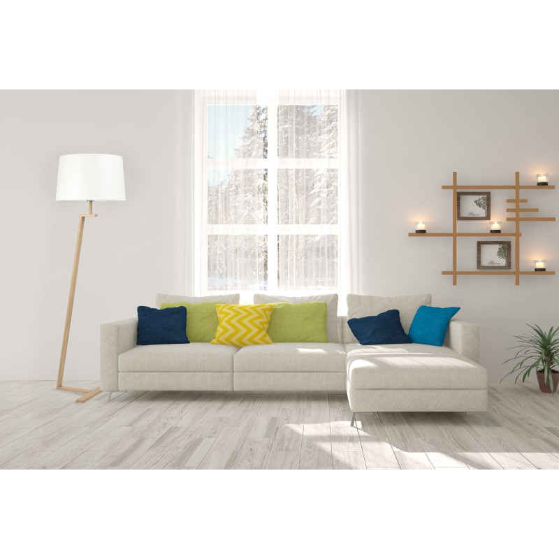 Lampadaire design en bois scandinave, MEMPHIS LS