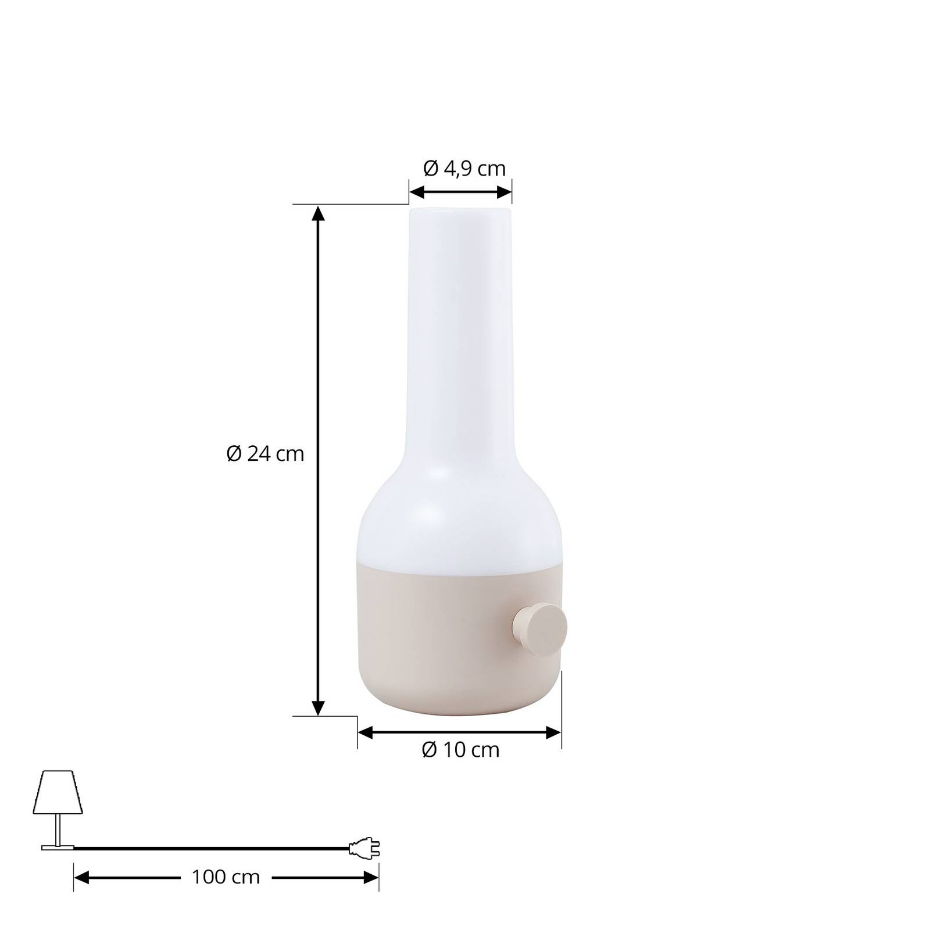 Luminaire de terrasse  moderneLED, Isaline