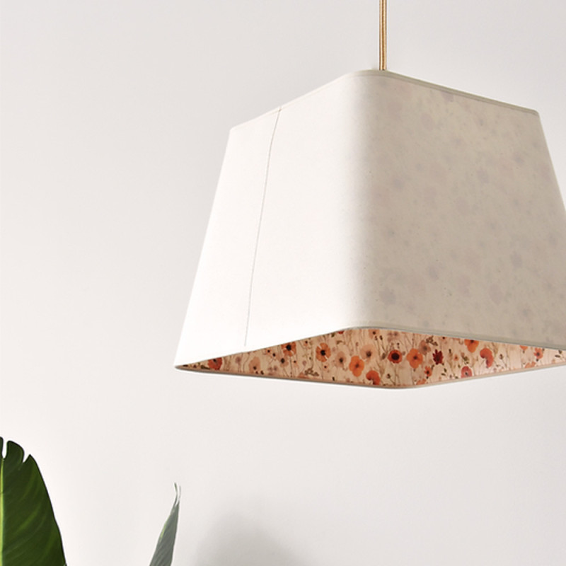 Suspension tissu fleurs D41 JUJU