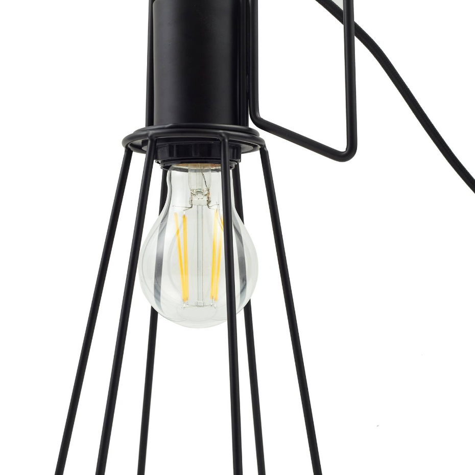 Lampe à poser en métal moderne, Tharion