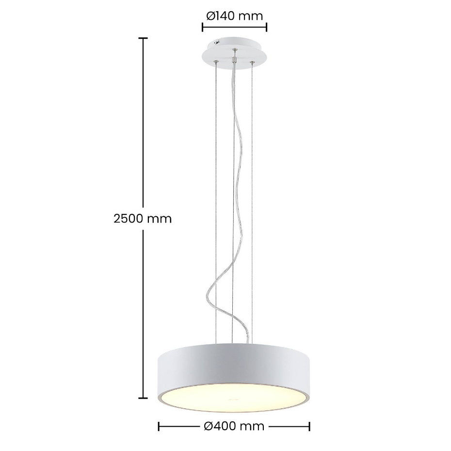 Suspension en métal moderneLED, Noabelle