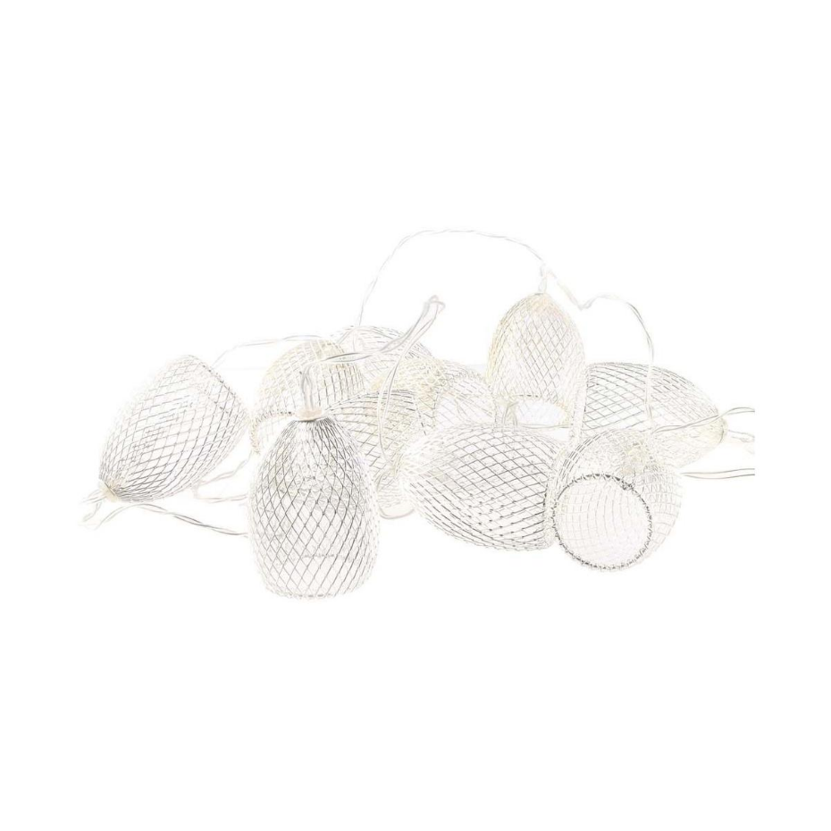 Guirlande lumineuse 10 cages argentées 1