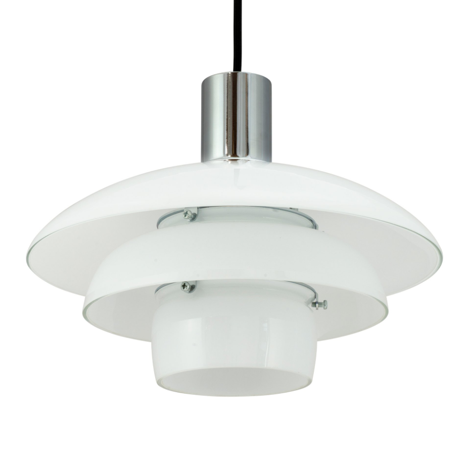 Suspension verre opale D28 MORPH