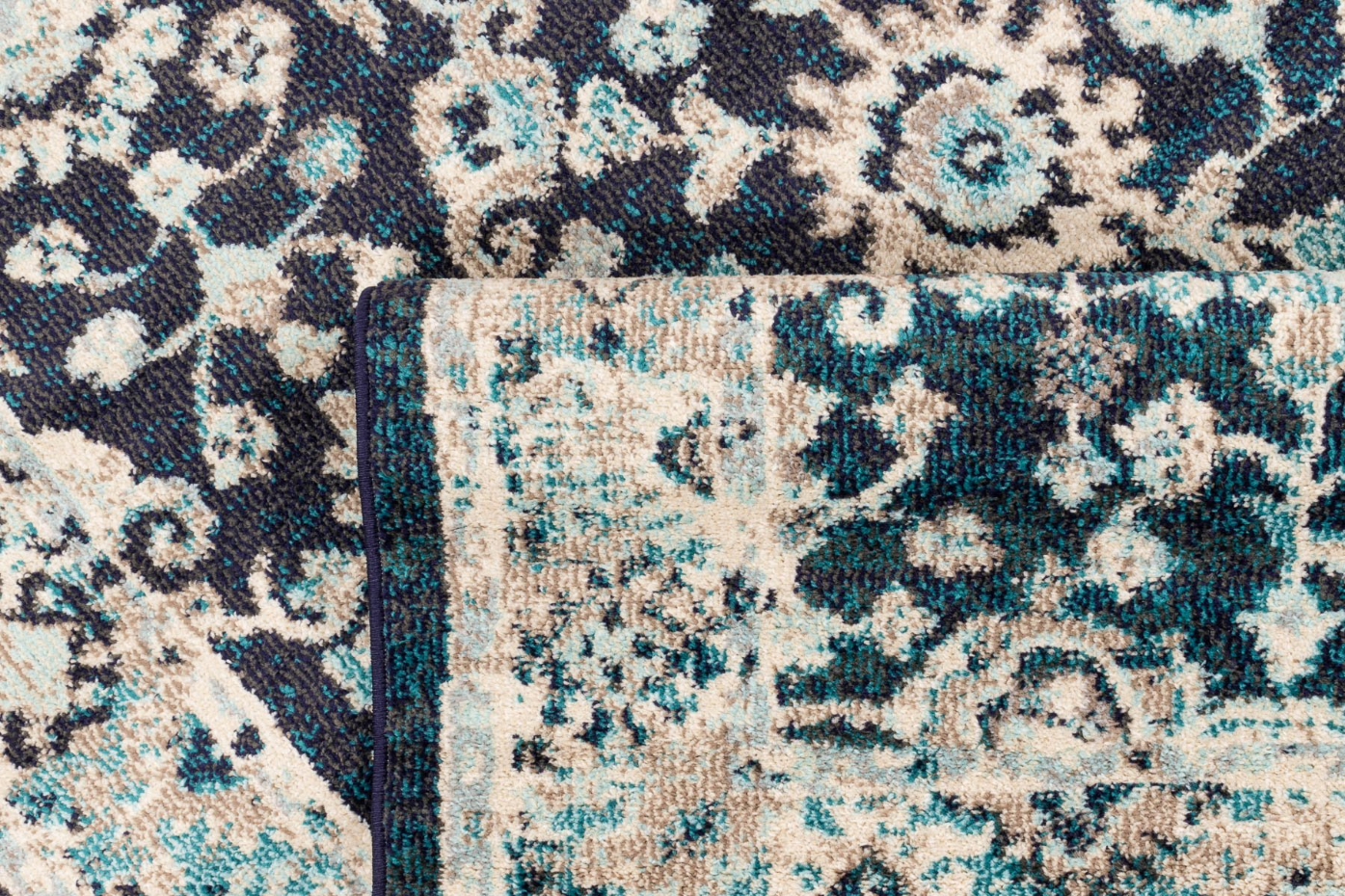 Tapis de salon vintage fleurs ANATOLIA