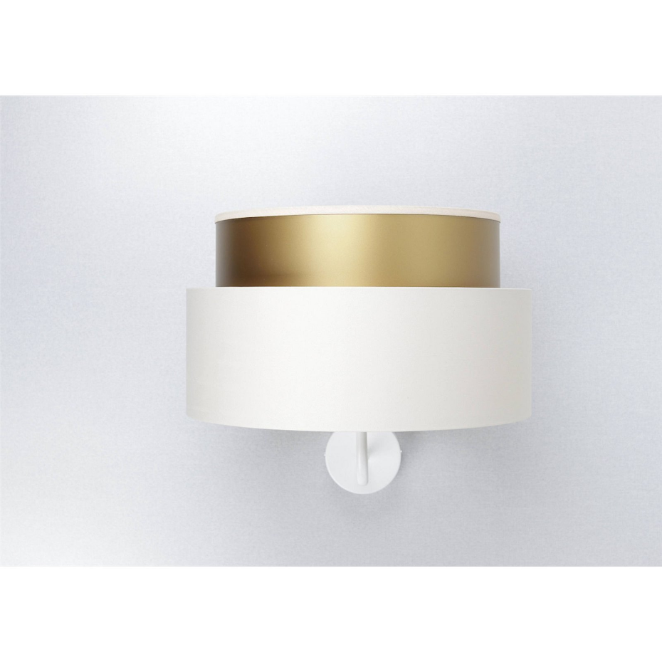 Applique murale ronde en PVC Duo ellegant