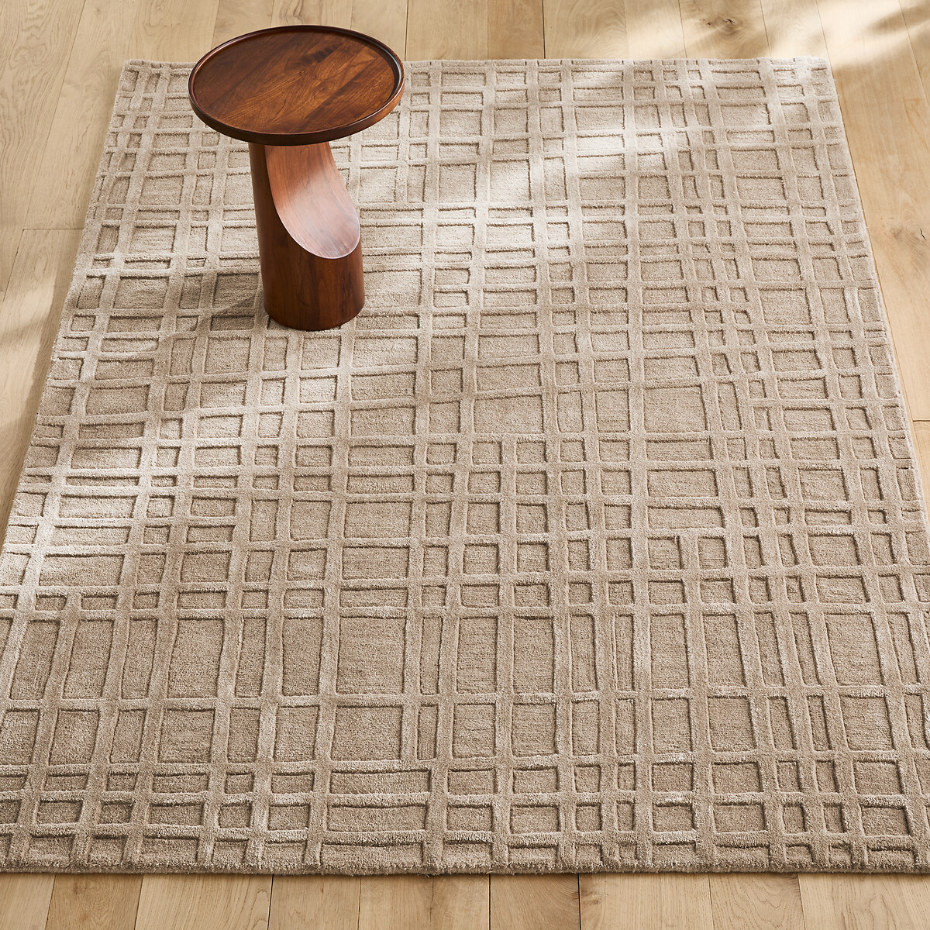 Tapis tufté main, laine et Tencel™, Kandi