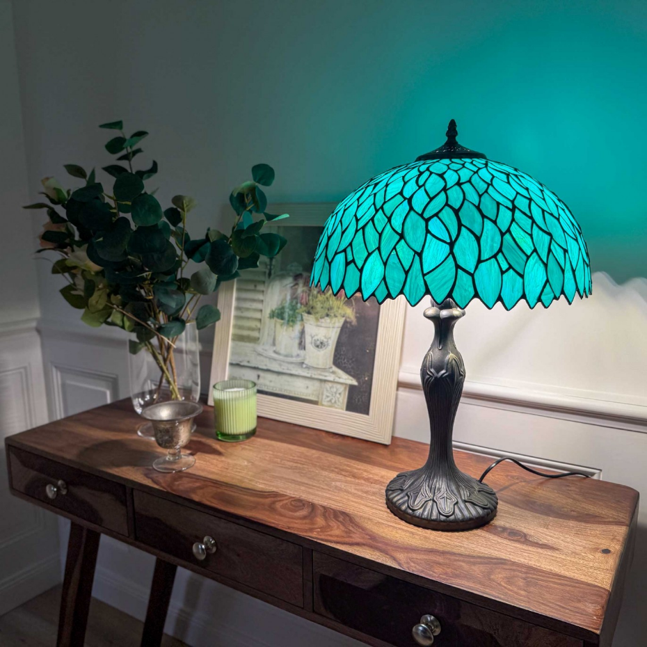 Lampe à poser grand modèle en verre mosaïque, TIFFANY CAMILLE