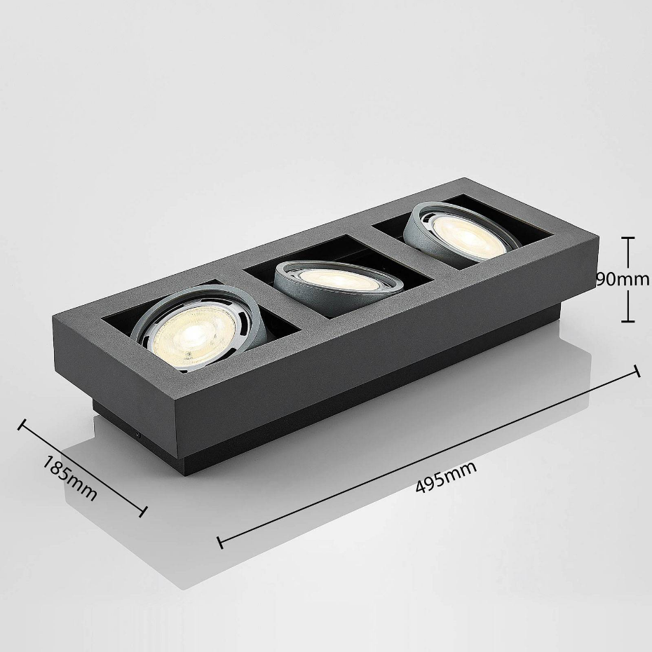 Plafonnier en aluminium moderne, Ronka