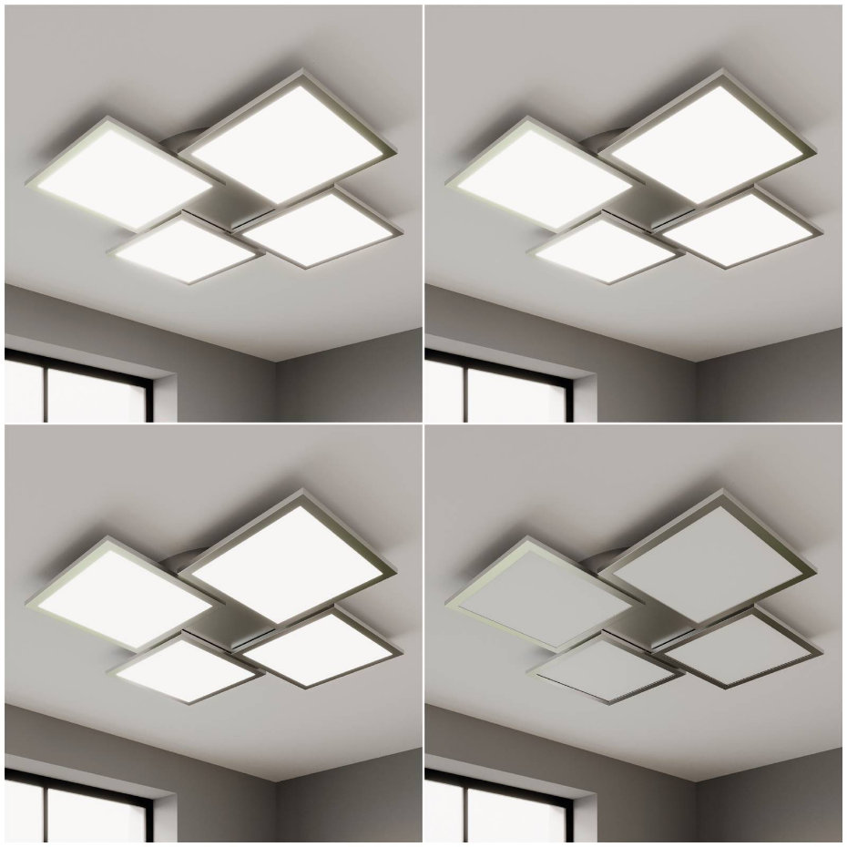 Plafonnier en aluminium moderneLED, Ilira