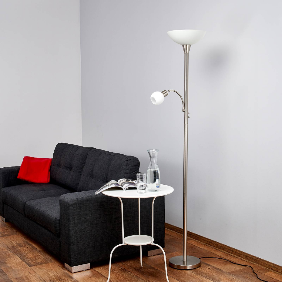 Lampadaire en métal moderne, Elaina