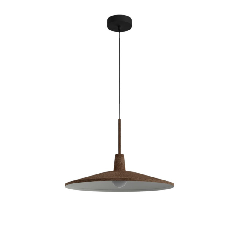 Suspension cuisine métal effet noyer D43 cm DENVER