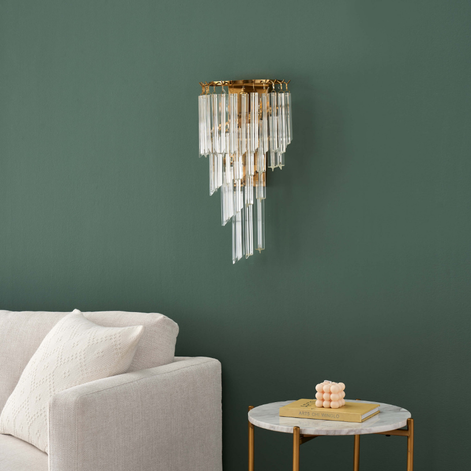 Applique chic à pampilles en cristal - ZEPHIA