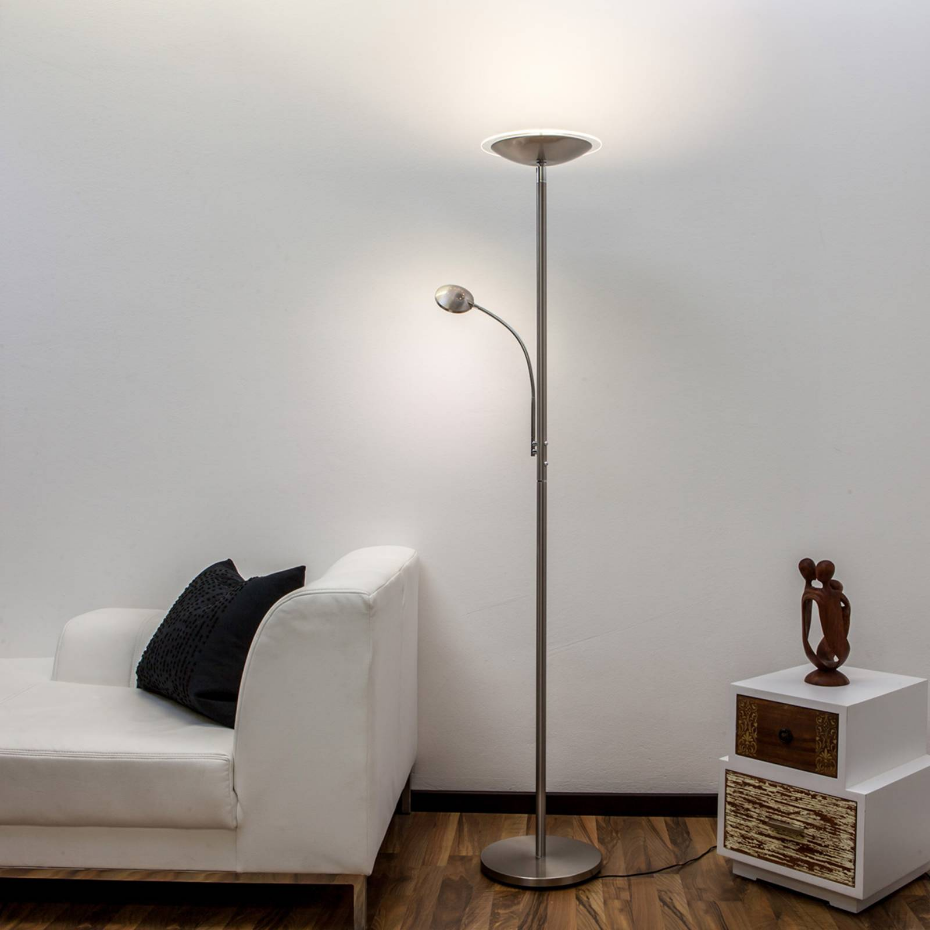 Lampadaire en métal moderneLED, Malea